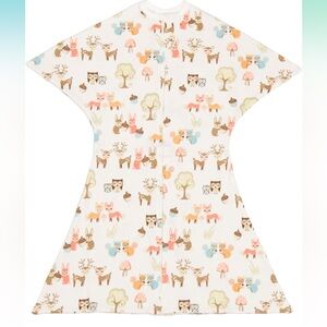 SleepingBaby Zipadee-Zip Transitional Swaddle Sack Woodlands NWOT size M
